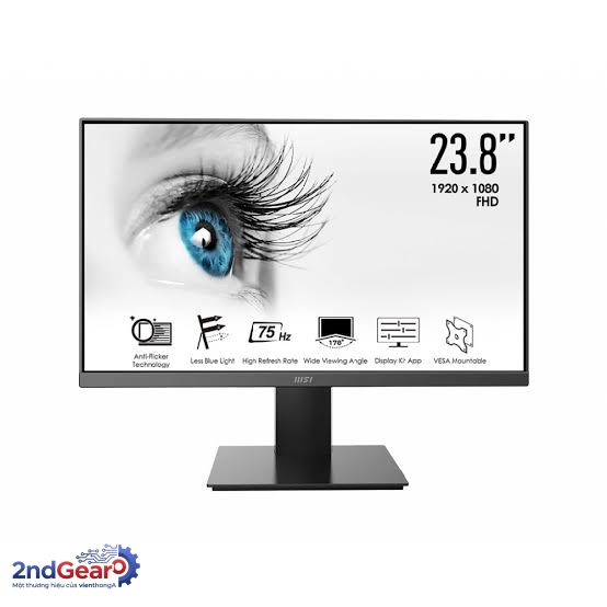 Màn hình MSI Pro MP241X 2nd | 23.8 inch, FHD, VA, 75Hz, 8ms, Phẳng